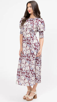 Sunset Dress Merlot Field