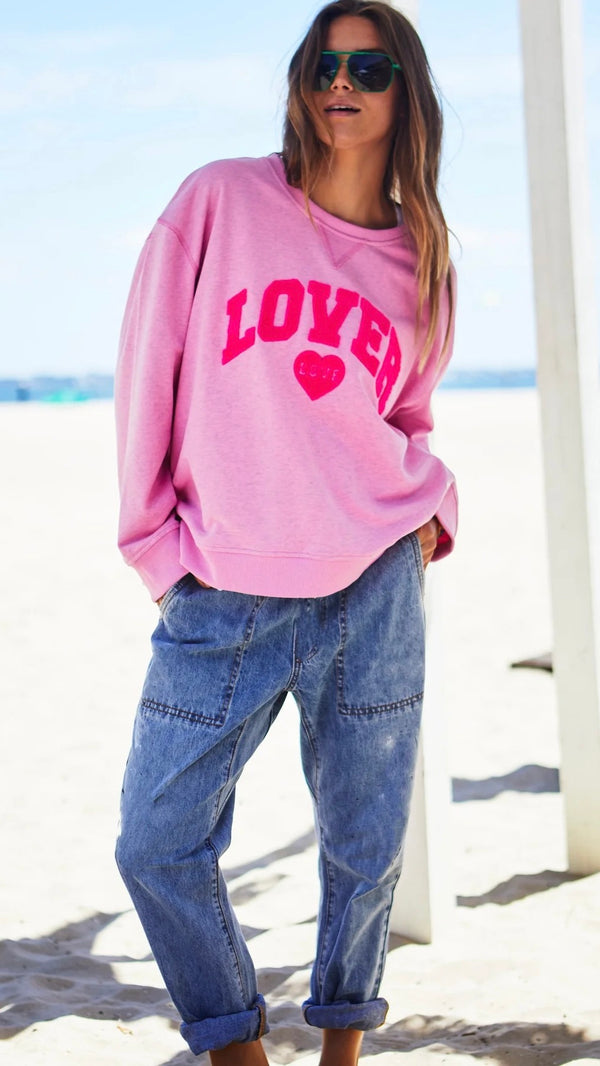 Lover Pink Marle Sweat