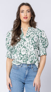 SS Movement Blouse Forest Shadow