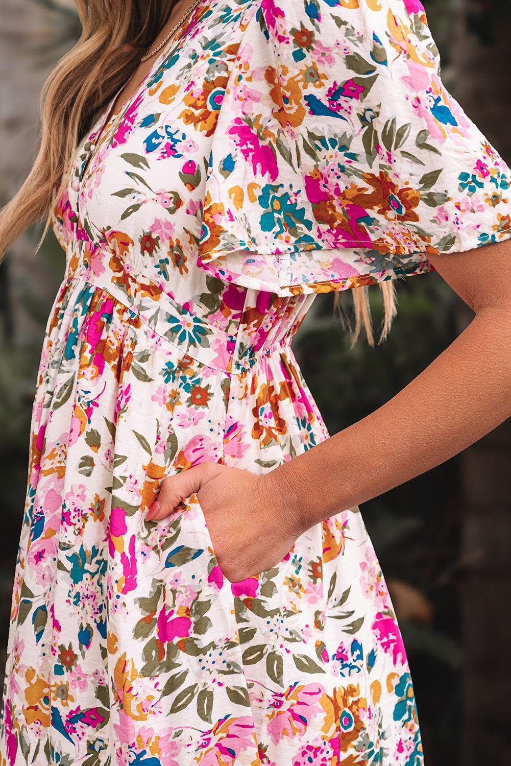 Sweet Citrus Midi Dress