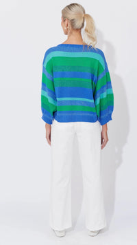 Yuma Jumper - Blue/Oasis