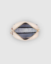 Jacinta Metallic Crossbody Bag Stone