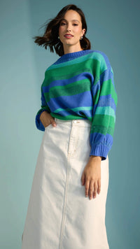 Yuma Jumper - Blue/Oasis