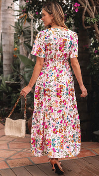 Sweet Citrus Midi Dress