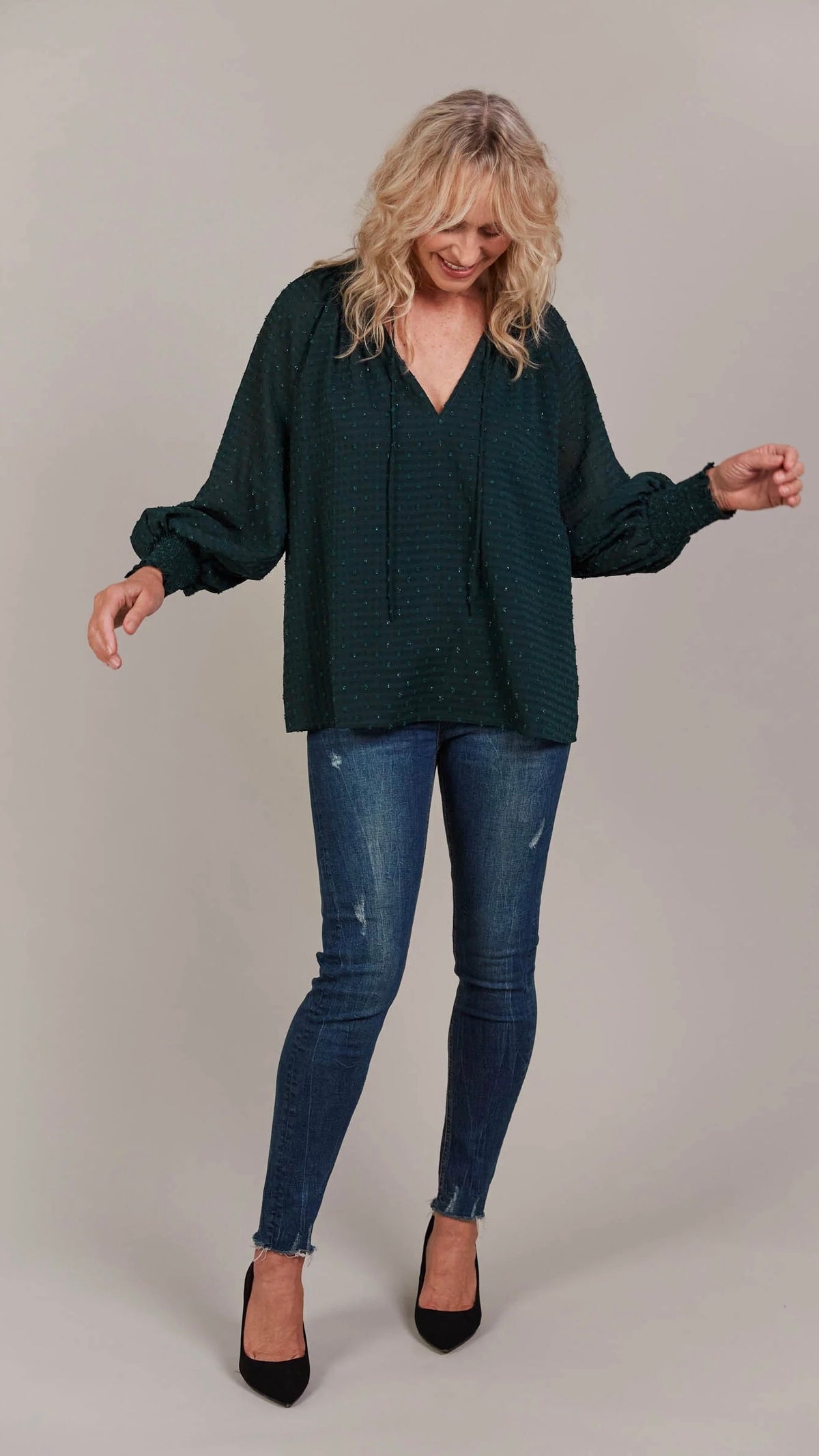 Ayana Blouse Peacock