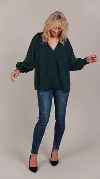 Ayana Blouse Peacock