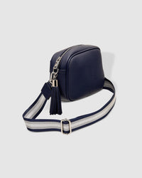 Jacinta Metallic Crossbody Bag Navy