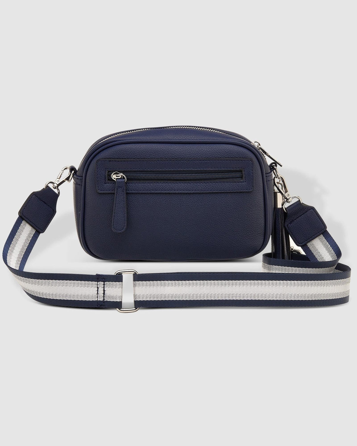 Jacinta Metallic Crossbody Bag Navy