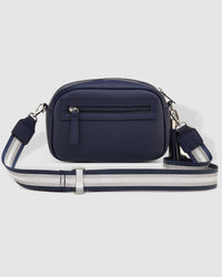 Jacinta Metallic Crossbody Bag Navy