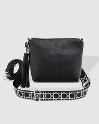 Kasey Crossbody Bag With Ezra Strap Black