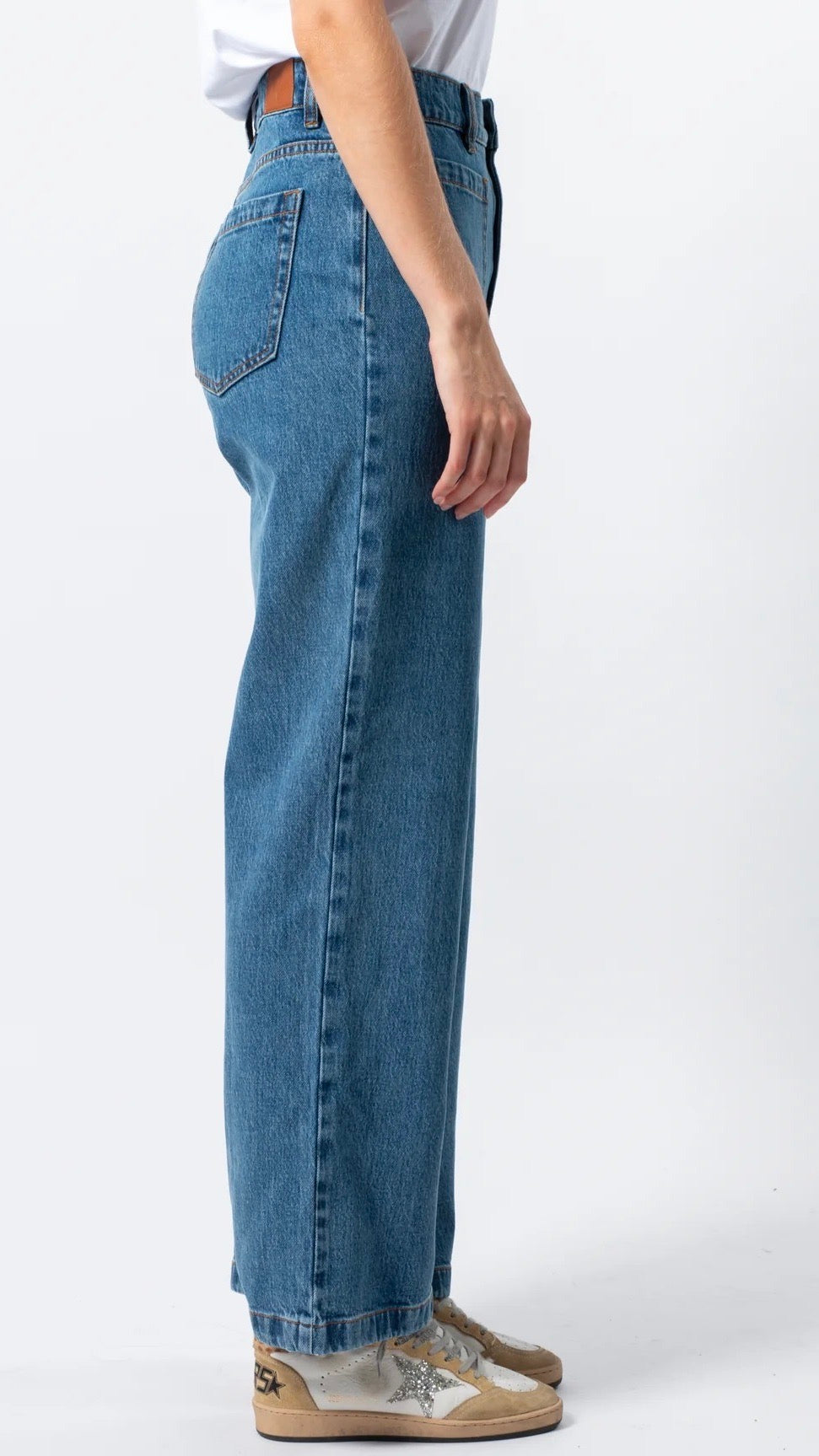 Kendall Full Length Jean Deep Blue