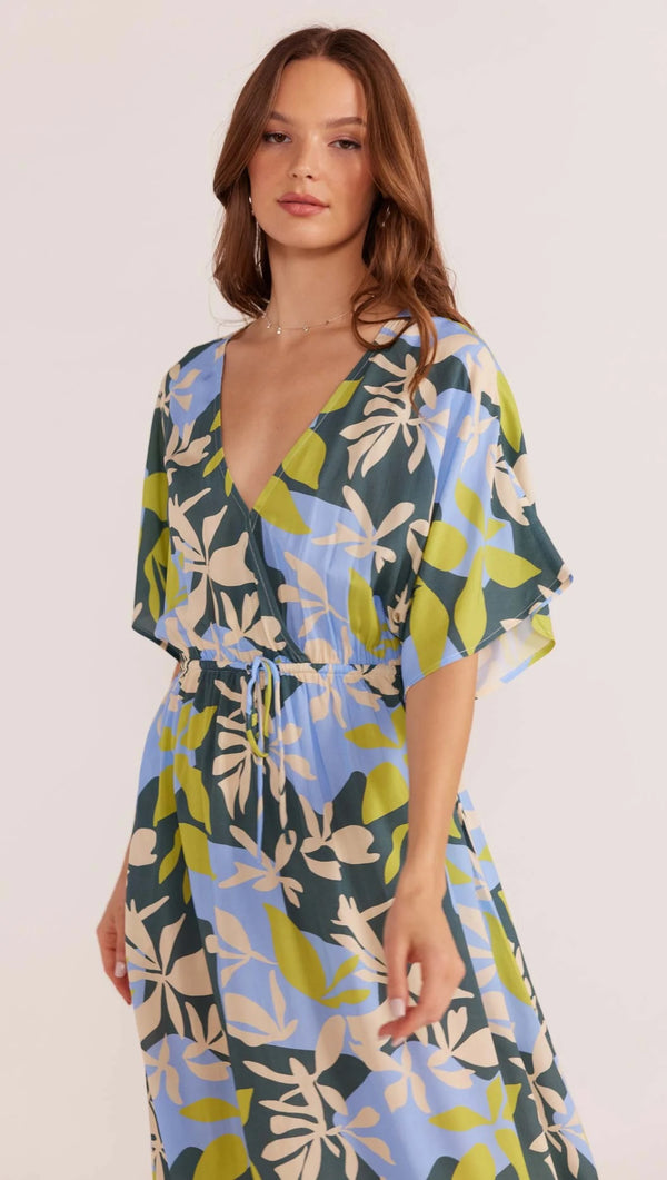 Artistic Garden Midi Dress