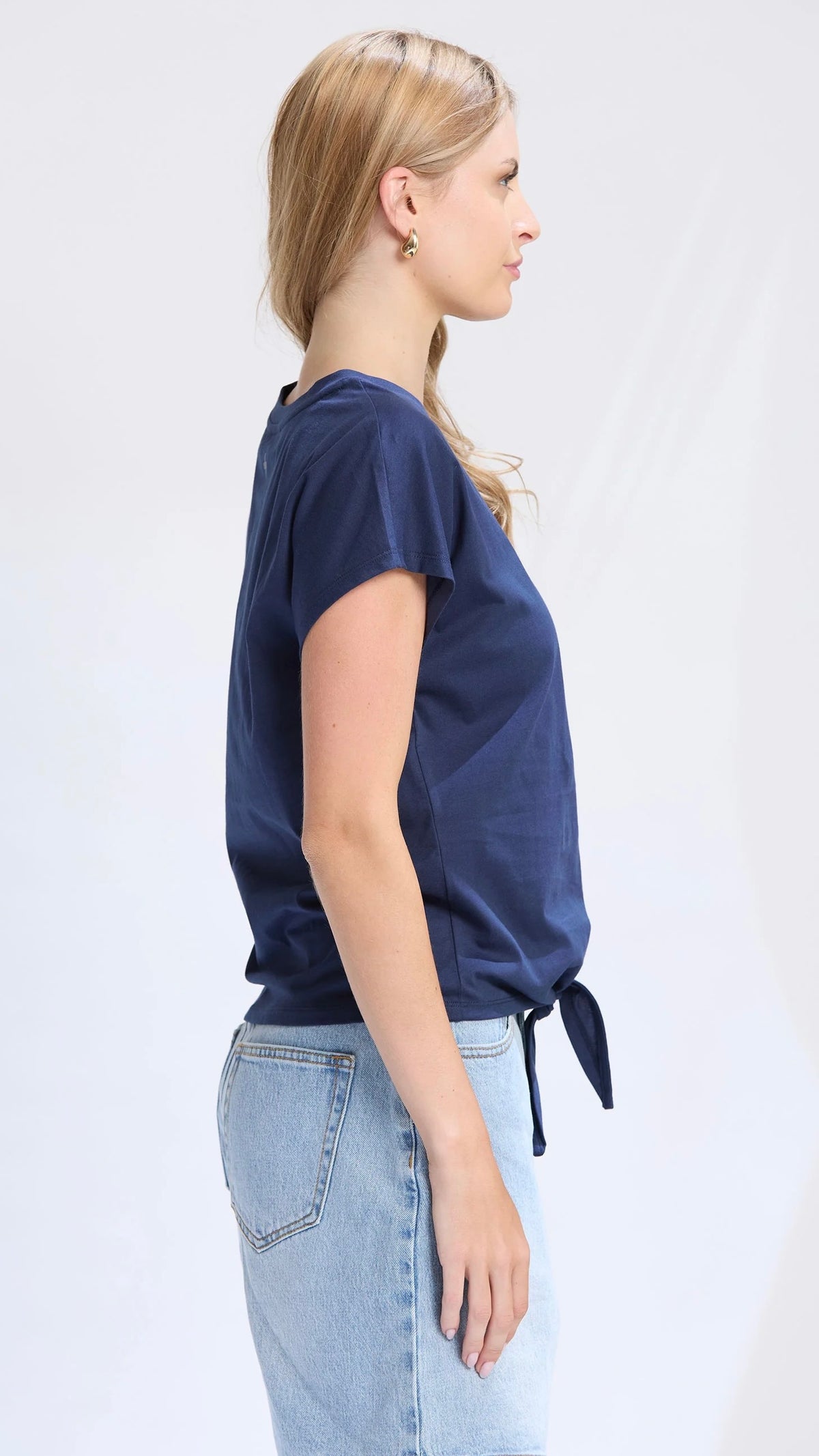 Top Knot Top Navy