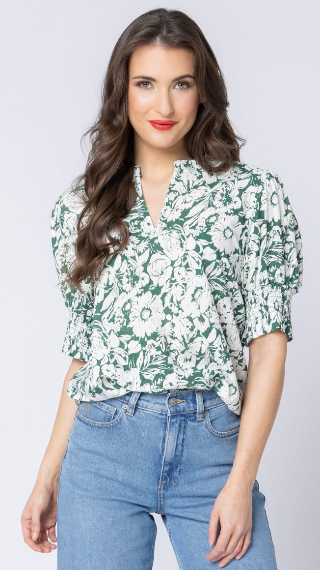 SS Movement Blouse Forest Shadow