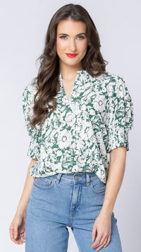 SS Movement Blouse Forest Shadow