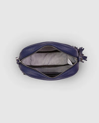 Jacinta Metallic Crossbody Bag Navy