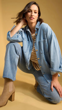 Austin Denim Shirt - Denim
