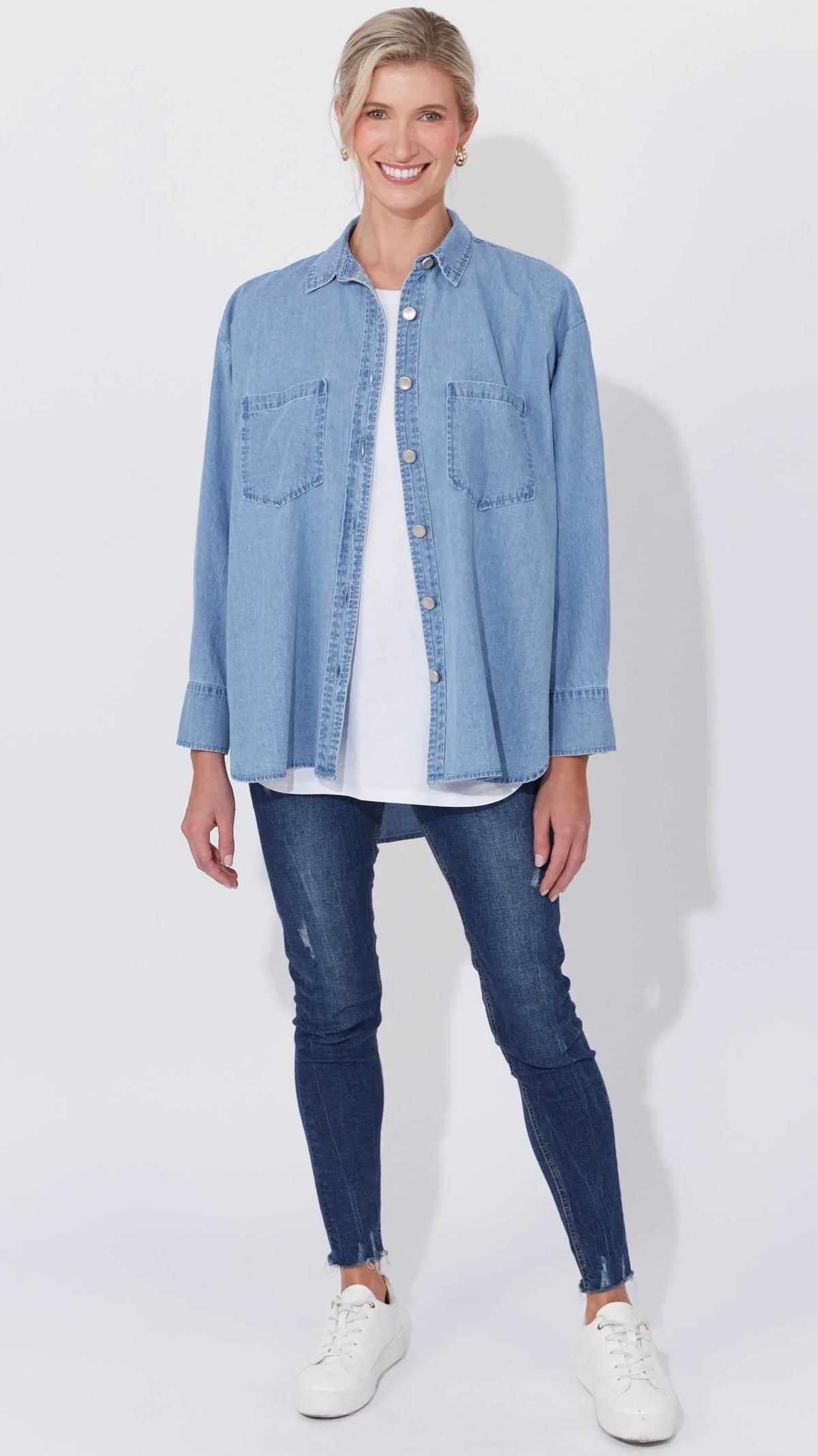 Austin Denim Shirt - Denim