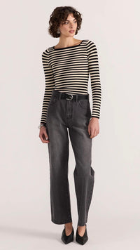 Lana Stripe Knit Top
