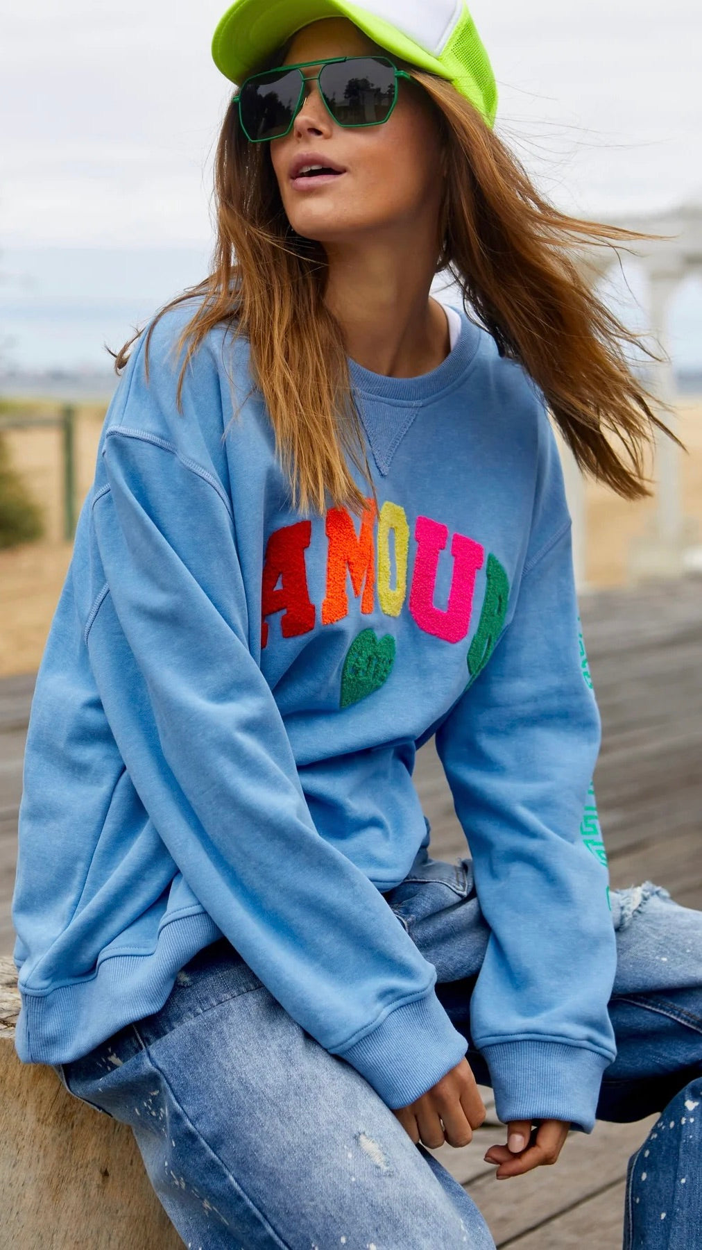 Limited Edition Amour Sweat Blue