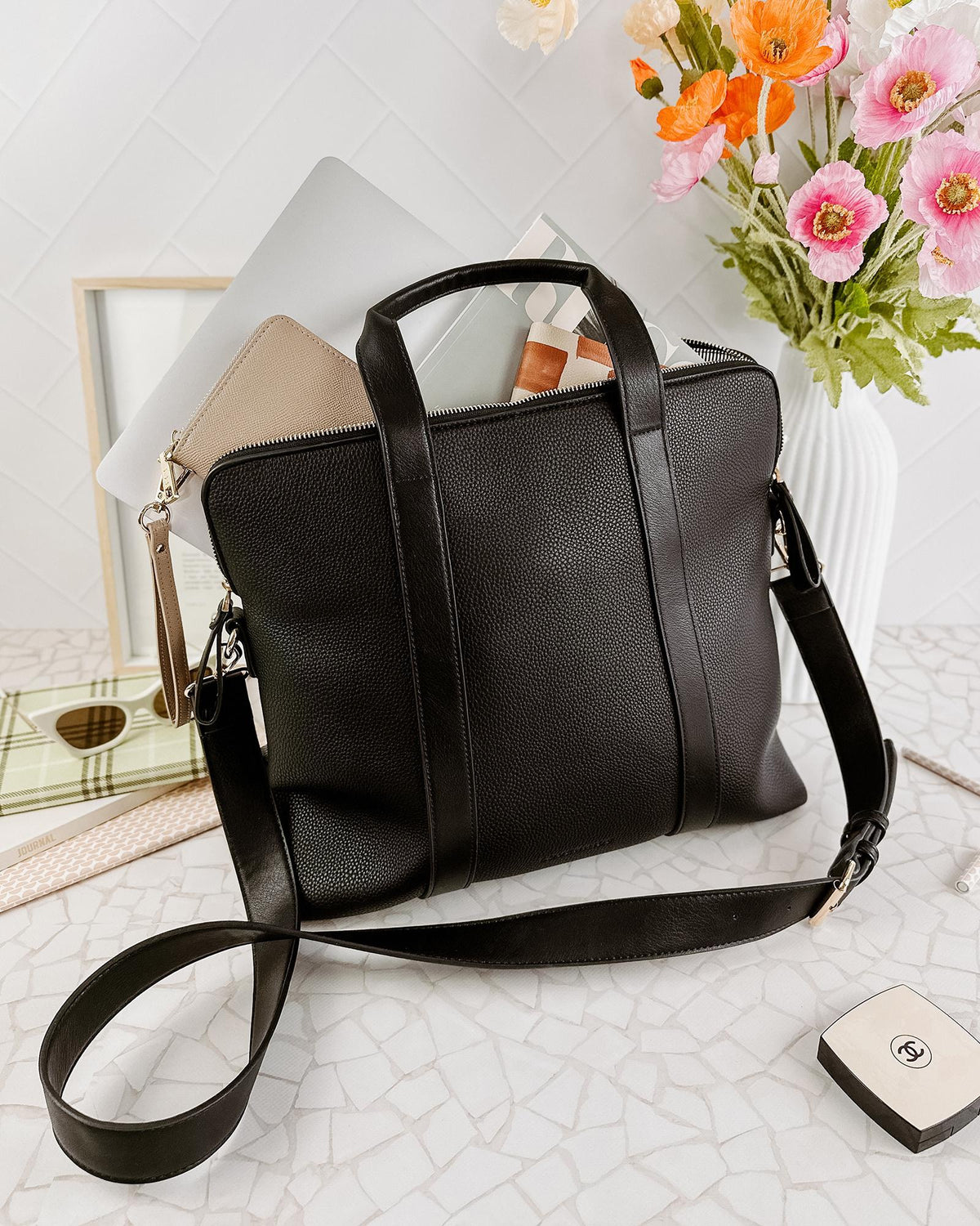 Rhodes Laptop Bag Black