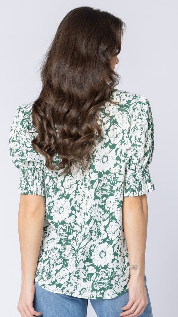 SS Movement Blouse Forest Shadow