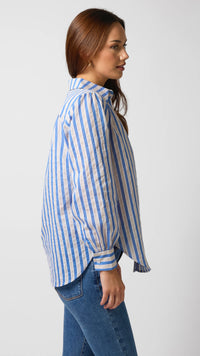 Emmery Shirt Cobalt Stripe