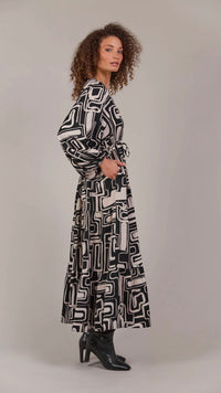 Elsie Maxi Dress Geo