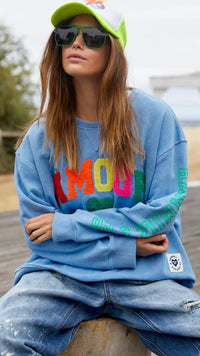 Limited Edition Amour Sweat Blue