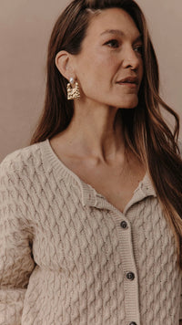 Naviva Cardigan Oat