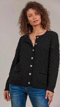 Naviva Cardigan Black