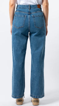 Kendall Full Length Jean Deep Blue