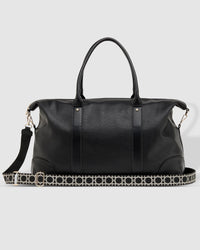 Alexis Weekender Travel Bag Black Ezra