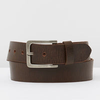 Billy Basic Leather Belt Chocolate