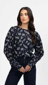 Timely Top Navy Zest
