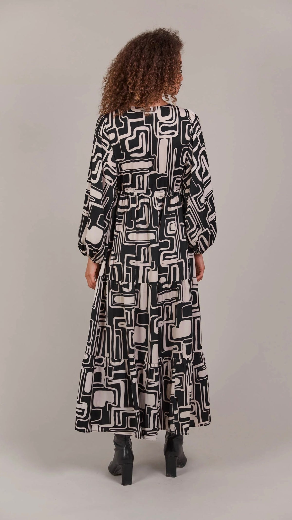 Elsie Maxi Dress Geo