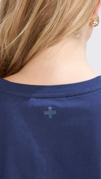 Top Knot Top Navy