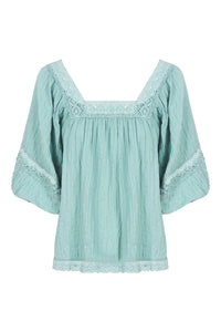 Fleur Top Seafoam