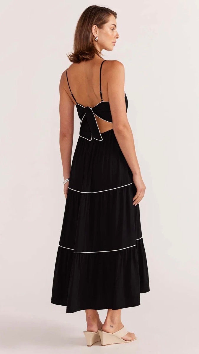 Alexe Tie Back Dress Black