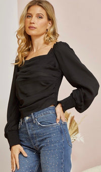 City Lights Cropped Blouse