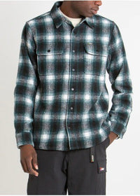 Kalyn Check Shirt-Trek Green