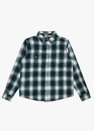 Kalyn Check Shirt-Trek Green