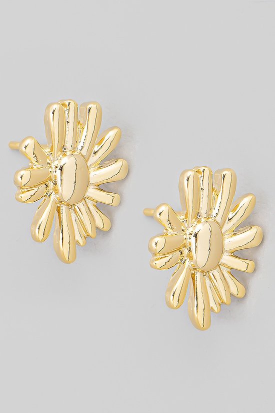 FME319 Daisy Studs LT Gold