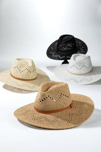 UBH051 Woven Panama Hat Tan