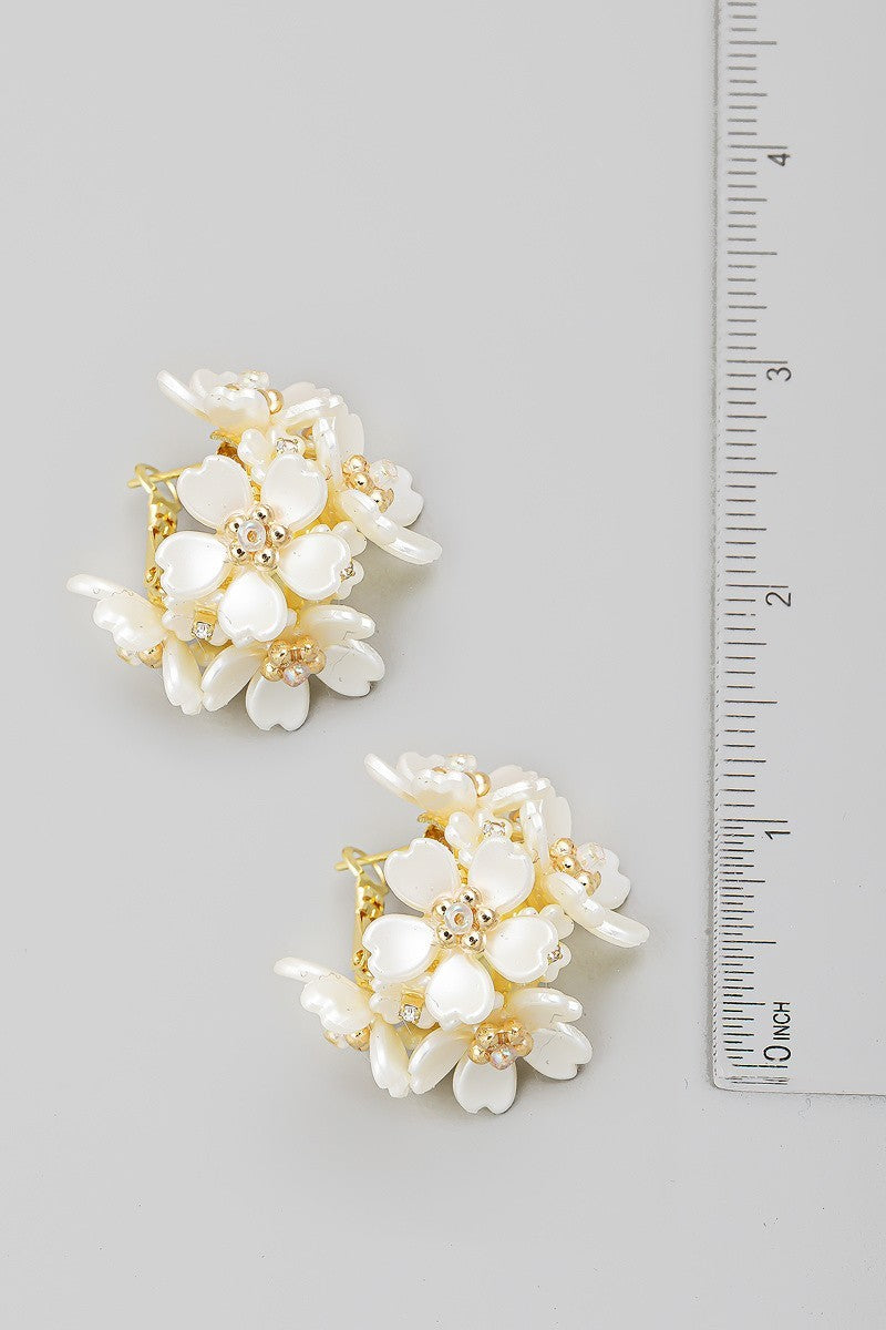 FME321 Mini Flowers White