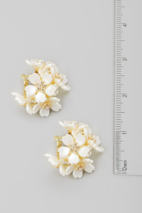 FME321 Mini Flowers White