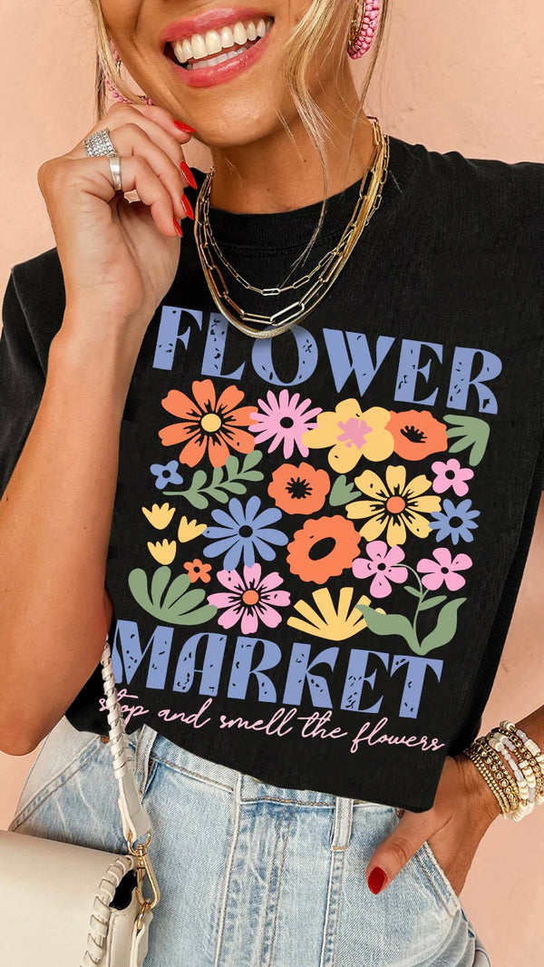 Flower Market Tee