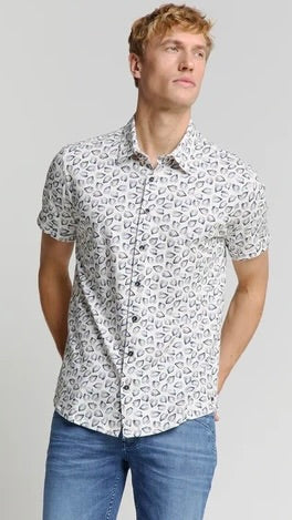 Knitted Shirt Short Sleeve Jersey Off White