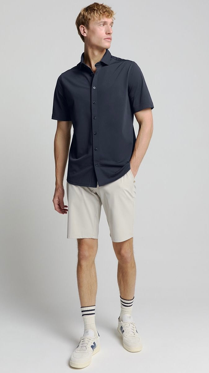 Knitted Shirt Short Sleeve Jersey Night