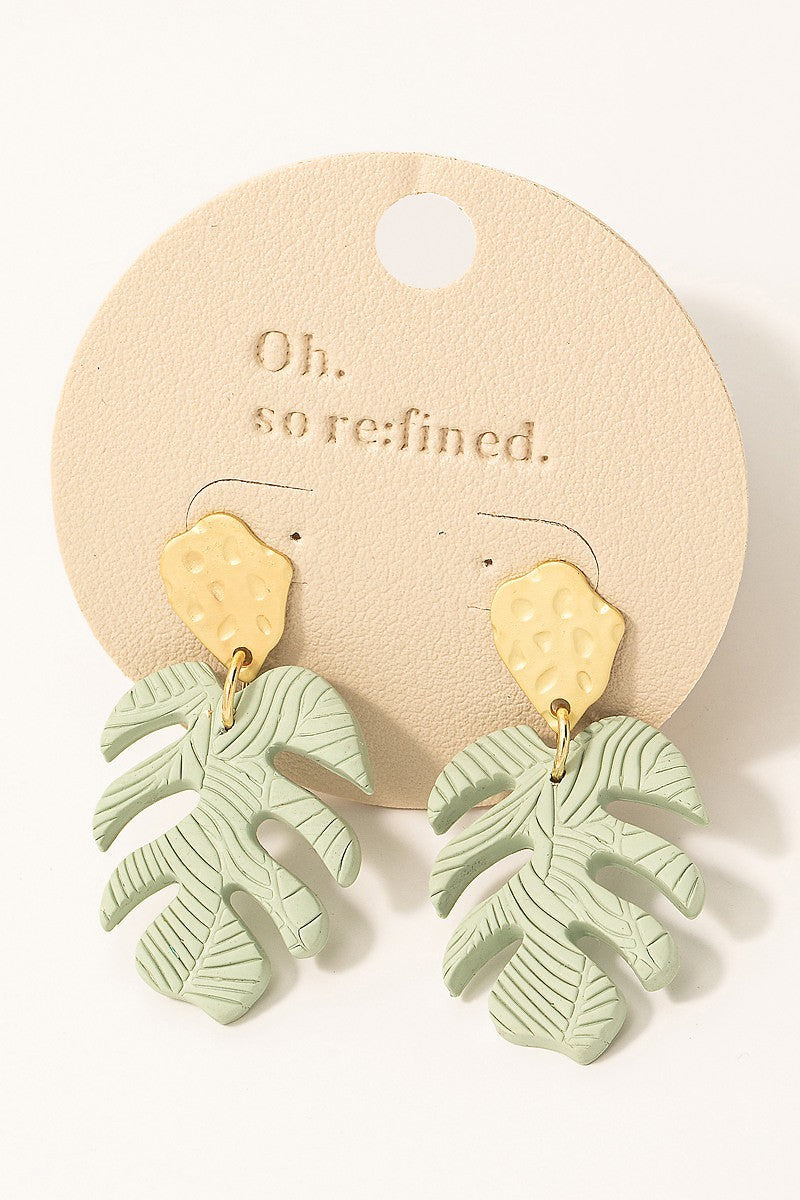 FME310 Monstera Leaf Sage